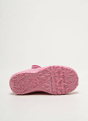 Chaussons/pantoufles bout rond bout rond rose SUPERFIT fille