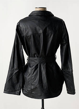 Veste simili cuir noir PIECES femme
