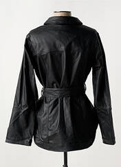 Veste simili cuir noir PIECES pour femme seconde vue