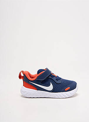 Baskets bout rond bout rond bleu NIKE enfant
