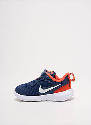 Baskets bout rond bout rond bleu NIKE enfant