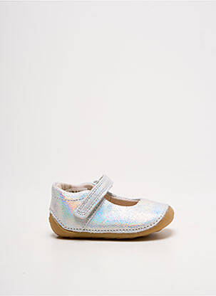 Ballerines argent CLARKS fille