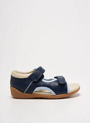 Sandales/Nu pieds bleu CLARKS pour garçon seconde vue