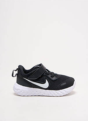 Baskets bout rond bout rond noir NIKE enfant