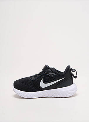 Baskets bout rond bout rond noir NIKE enfant