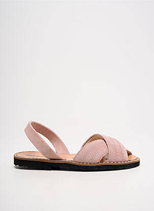 Sandales/nu pieds fermeture boucle(s) bout ouvert rose MINORQUINES fille