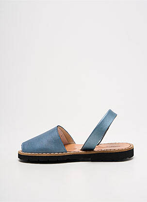 Sandales/nu pieds fermeture boucle(s) bout ouvert argent MINORQUINES fille