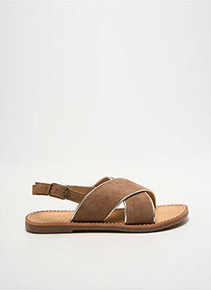 Sandales/nu pieds fermeture boucle(s) bout ouvert marron L'ATELIER TROPÉZIEN fille