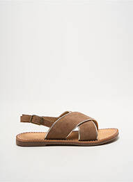 Sandales/nu pieds fermeture boucle(s) bout ouvert marron L'ATELIER TROPÉZIEN fille