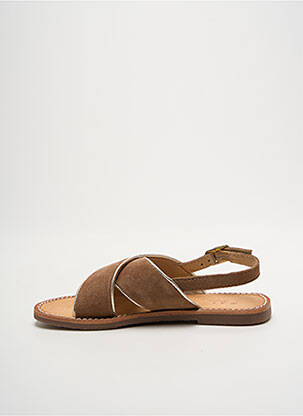 Sandales/nu pieds fermeture boucle(s) bout ouvert marron L'ATELIER TROPÉZIEN fille