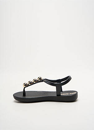 Tongs fermeture boucle(s) bout rond noir IPANEMA fille