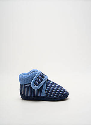 Chaussons/pantoufles bout rond bout rond bleu ISOTONER garçon