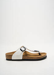 Tongs blanc BIRKENSTOCK pour fille seconde vue