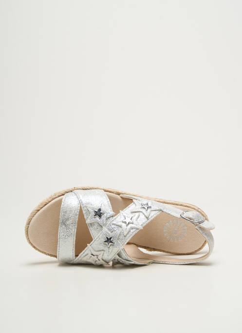Sandales/Nu pieds argent UGG pour fille