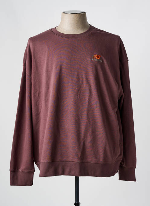 Sweat-shirt violet NEW BALANCE pour homme