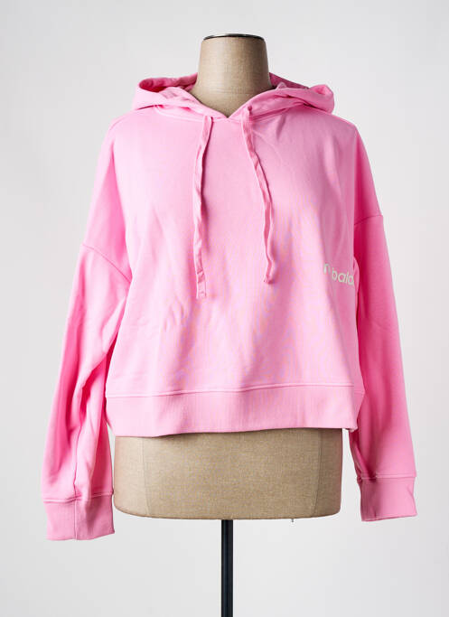 Sweat-shirt à capuche rose NEW BALANCE pour femme