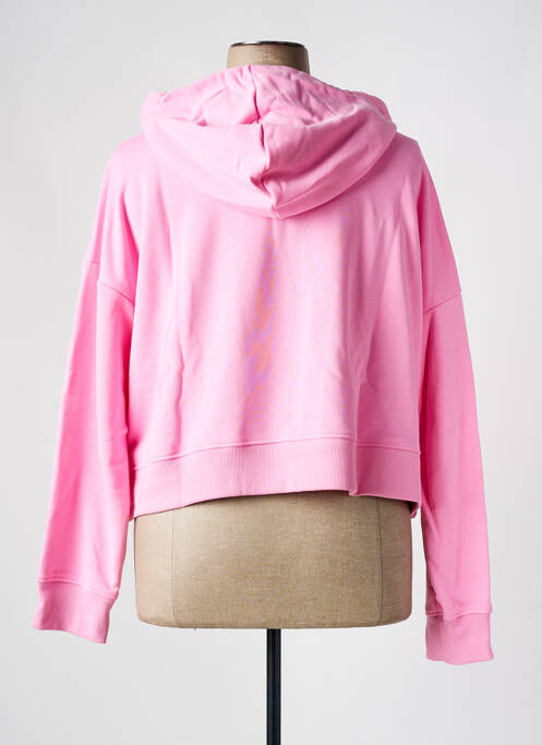 Sweat-shirt à capuche rose NEW BALANCE pour femme