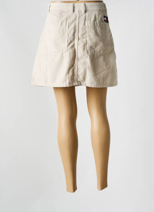 Mini-jupe beige TOMMY HILFIGER femme