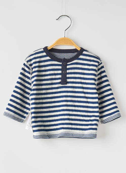 T-shirt bleu PETIT BATEAU pour garçon