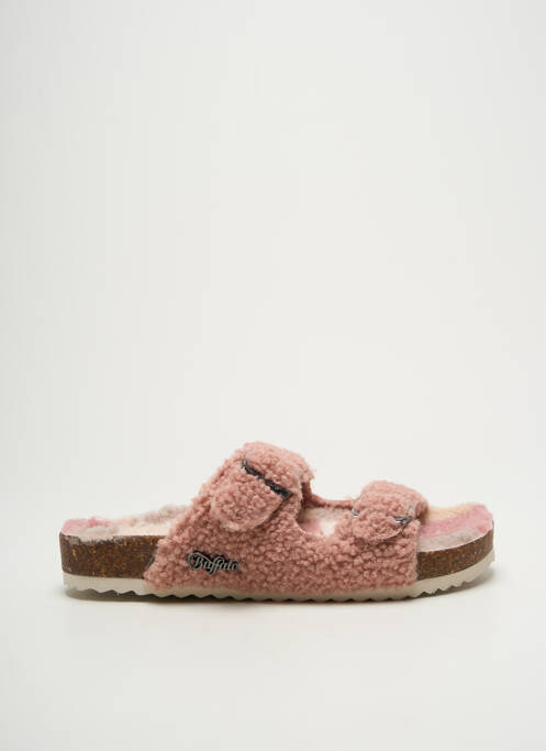 Chaussons/Pantoufles rose BUFFALO pour femme