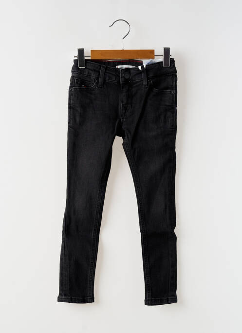 Jeans coupe slim noir TOMMY HILFIGER pour fille