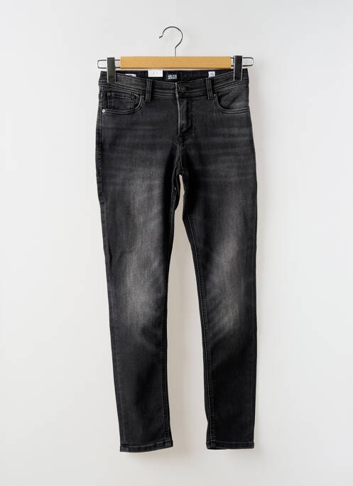 Jeans coupe slim noir JACK & JONES pour garçon