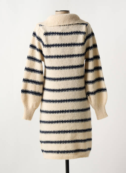 Robe courte blanc PIECES pour femme