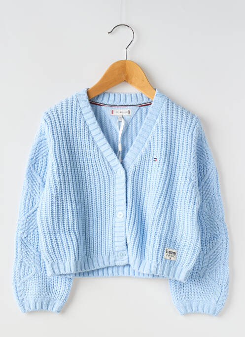 Gilet manches longues bleu TOMMY HILFIGER pour fille