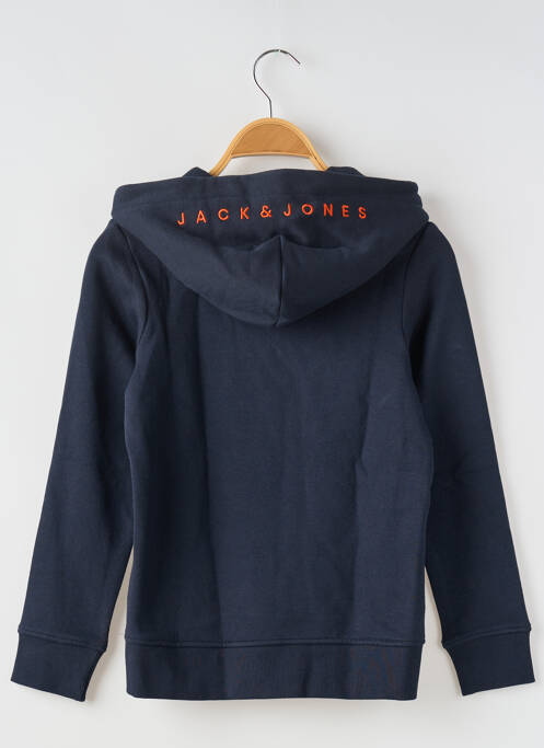 Sweat-shirt à capuche bleu JACK & JONES pour garçon