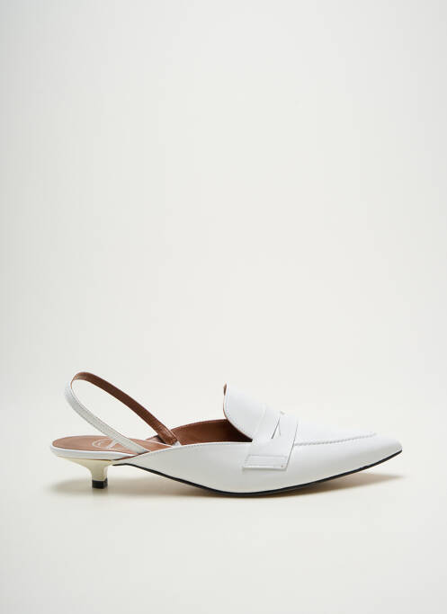 Mocassins blanc SARENZA pour femme