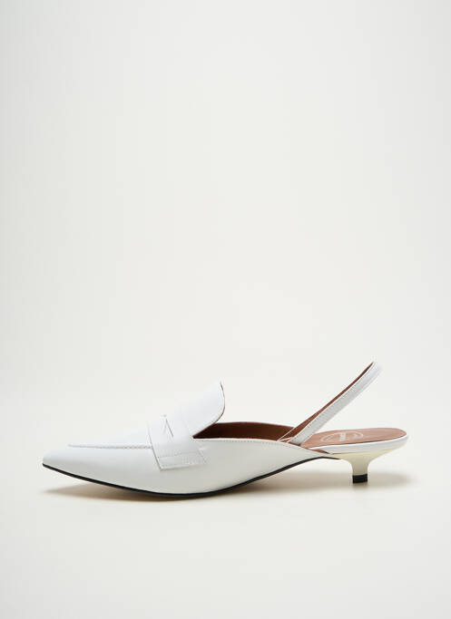 Mocassins blanc SARENZA pour femme