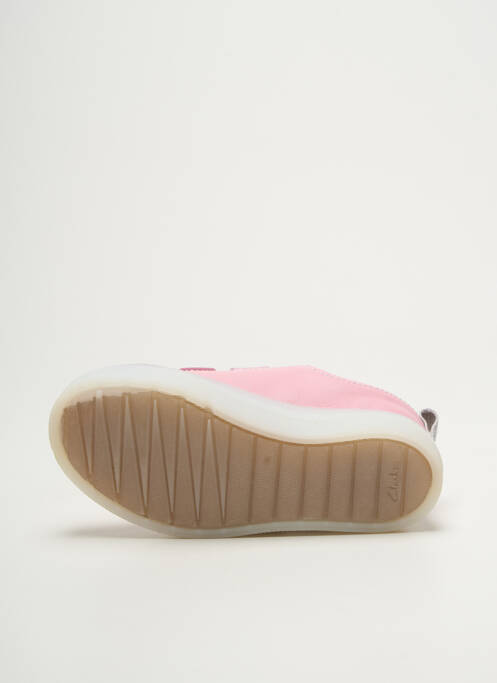 Baskets rose CLARKS pour fille