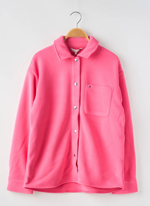 Polaire rose TOMMY HILFIGER pour fille