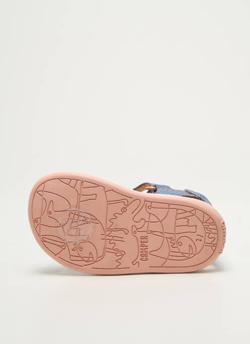 Sandales/Nu pieds argent CAMPER pour fille