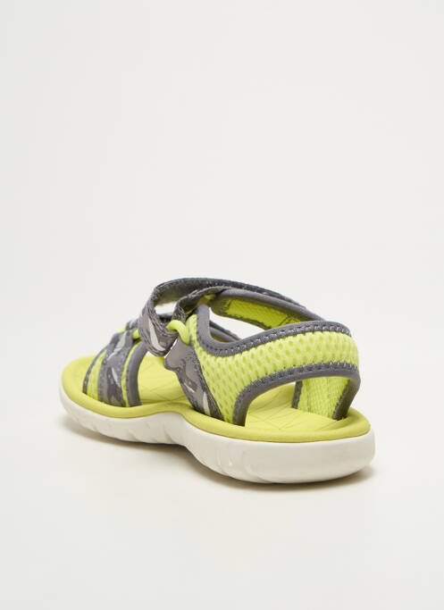 Sandales/Nu pieds jaune CLARKS pour enfant