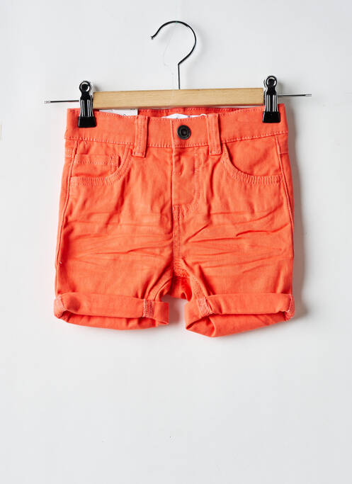 Short orange NAME IT pour garçon