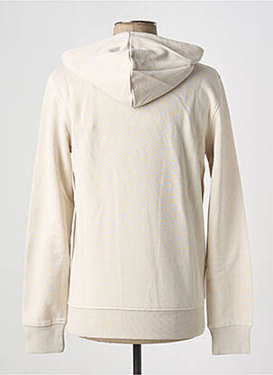 Sweat-shirt à capuche col rond gris JACK & JONES homme