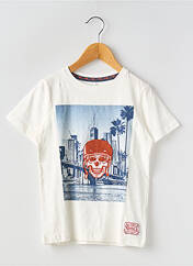 T-shirt blanc NAME IT pour garçon seconde vue