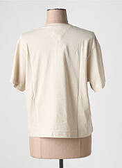 T-shirt beige TOMMY HILFIGER pour femme seconde vue