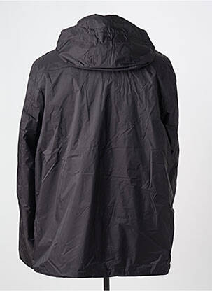 Parka col col montant noir RAINS homme