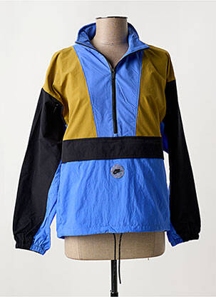 Coupe-vent col col montant bleu NIKE femme