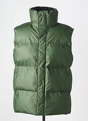 Doudoune col col montant vert RAINS homme