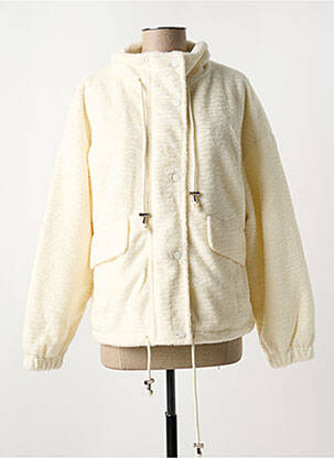 Veste casual col rond blanc SEE U SOON femme
