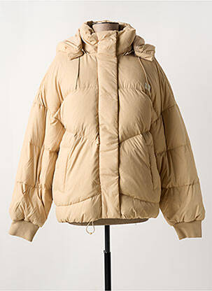 Doudoune col col montant beige LEVI'S femme