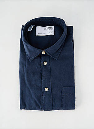 Chemise manches longues bleu SELECTED homme