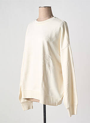 Sweat-shirt col rond blanc LEVI'S femme