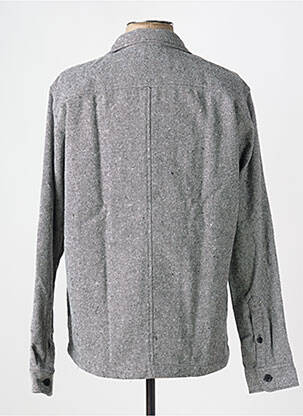Veste casual col col montant gris SELECTED homme