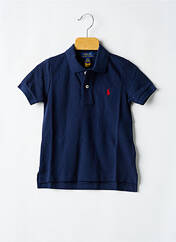 Polo bleu RALPH LAUREN pour garçon seconde vue