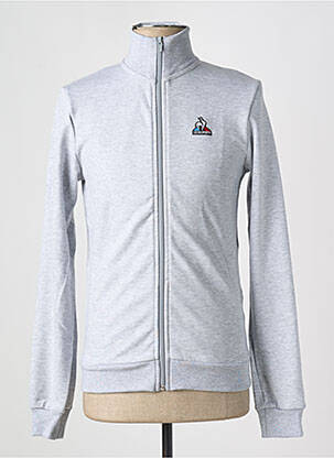 Veste casual col col montant gris LE COQ SPORTIF homme