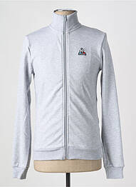 Veste casual col col montant gris LE COQ SPORTIF homme